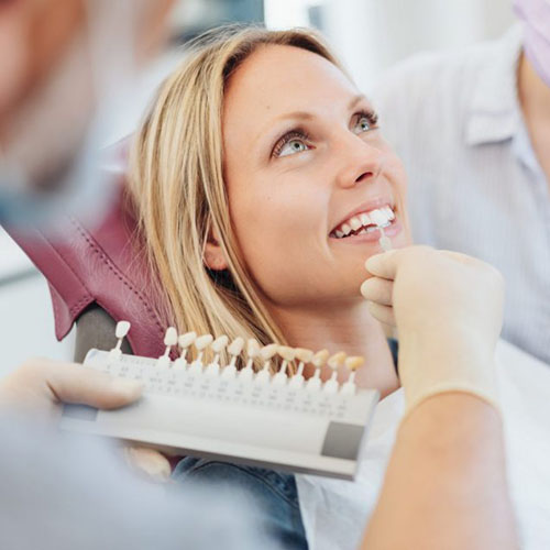 dental crown placement